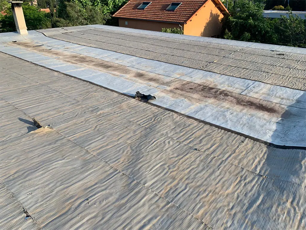 Toiture avant rénovation