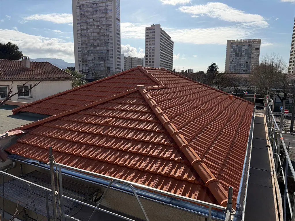 Toiture après rénovation
